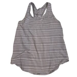 Lululemon Love Tank *Pleated - Cut Back Stripes- Size Médium